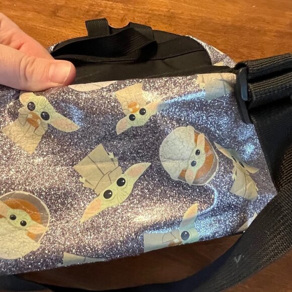 Baby Yoda Star Wars Mandalorian backpack small glitter - Picture 5 of 9